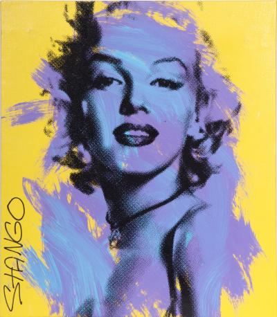 John Stango Yellow Blue Marilyn