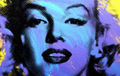 John Stango Yellow Blue Marilyn