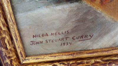 John Steuart Curry Hilda Nellis Seated Nude Woman