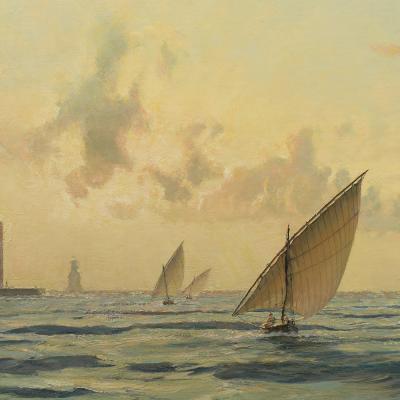 John Stobart Clipper Ship Dashing Wave Entering the Golden Gate San Francisco