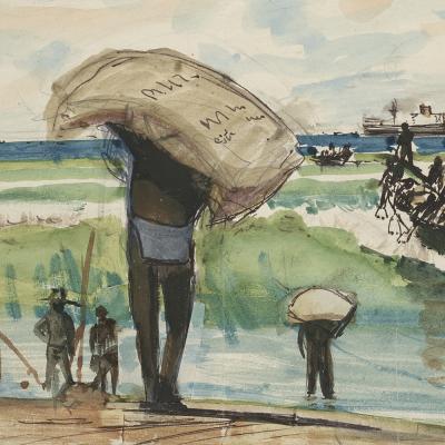 John Stobart Loading Sugar Coast of Northern Africa