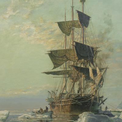 John Stobart The Whaling Bark Charles W Morgan