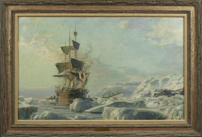 John Stobart The Whaling Bark Charles W Morgan
