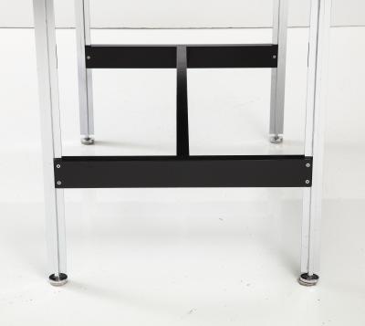 John Stuart 1970s Brazilian Rosewood And Steel Desk Dining Table By John Stuart