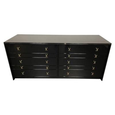 John Stuart Compatible Pair Mid Century Modern Dressers Chests by Paul Frankl John Stuart