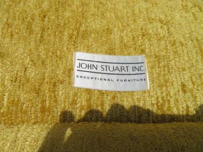John Stuart Handsome Pair of John Stuart Swivel Barrel Back Lounge Chairs Mid Century Modern