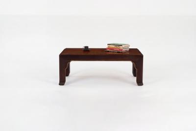 John Stuart John Stuart Coffee Table with Geometric Veneered Top c 1960s