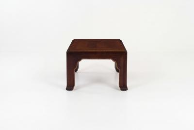 John Stuart John Stuart Coffee Table with Geometric Veneered Top c 1960s