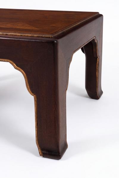 John Stuart John Stuart Coffee Table with Geometric Veneered Top c 1960s