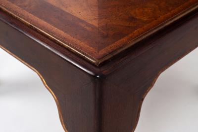 John Stuart John Stuart Coffee Table with Geometric Veneered Top c 1960s