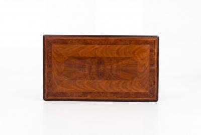 John Stuart John Stuart Coffee Table with Geometric Veneered Top c 1960s