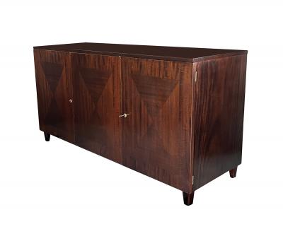 John Stuart John Stuart Mid century Three Door Mahogany Cabinet Sideboard Credenza