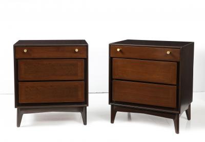 John Stuart John Stuart Walnut Nightstands