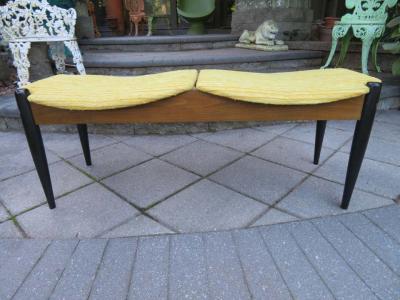 John Stuart Lovely Mid Century Modern Two Seat Bench by John Stuart