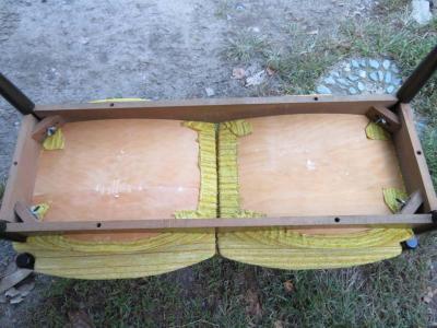 John Stuart Lovely Mid Century Modern Two Seat Bench by John Stuart