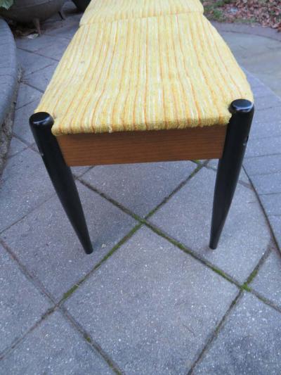 John Stuart Lovely Mid Century Modern Two Seat Bench by John Stuart