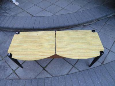 John Stuart Lovely Mid Century Modern Two Seat Bench by John Stuart
