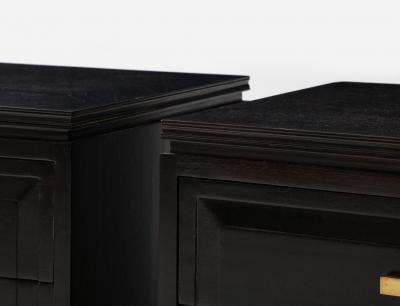 John Stuart Pair of 1960s John Stuart Ebonized Dressers 