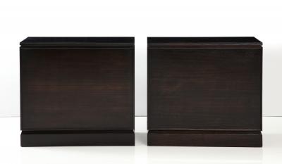 John Stuart Pair of 1960s John Stuart Ebonized Dressers 