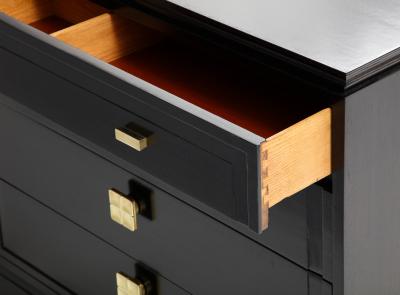 John Stuart Pair of 1960s John Stuart Ebonized Dressers 