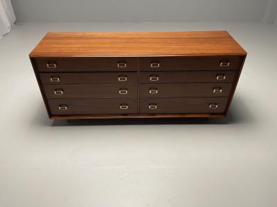 John Stuart Paul Frankl John Stuart Mid Century Modern Dresser Walnut Brass USA 1950s