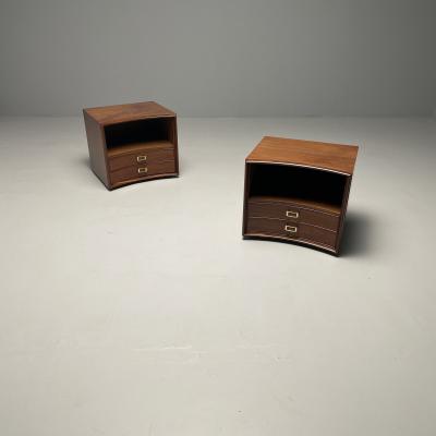 John Stuart Paul Frankl John Stuart Mid Century Modern Dresser Walnut Brass USA 1950s