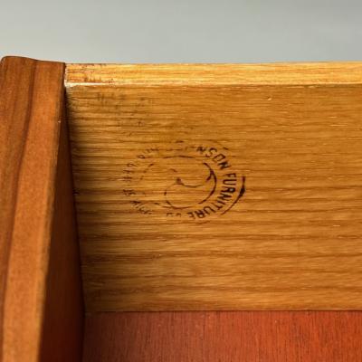 John Stuart Paul Frankl John Stuart Mid Century Modern Dresser Walnut Brass USA 1950s