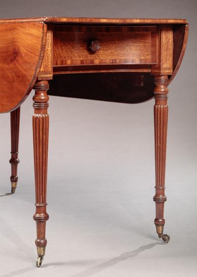 John Thomas Seymour Rare Sheraton Pembroke Table attributed to John and Thomas Seymour