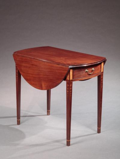 John Townsend Federal Inlaid Pembroke Table
