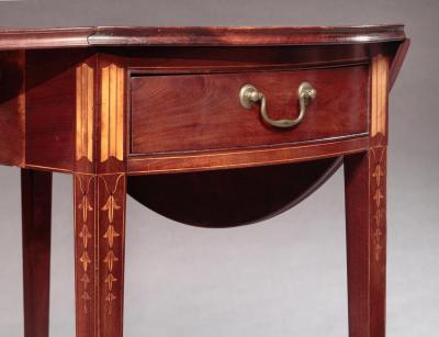 John Townsend Federal Inlaid Pembroke Table