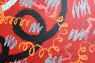 John Tweddle Important and Monumental Size American Acrylic on Canvas John Tweddle 1970