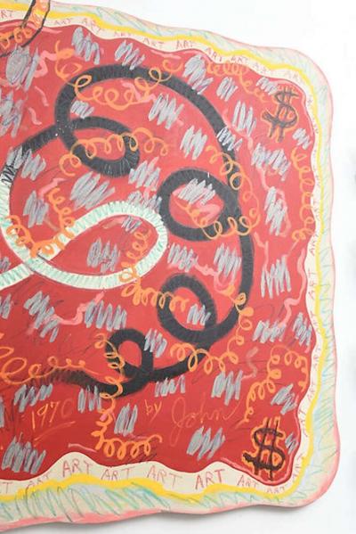 John Tweddle Important and Monumental Size American Acrylic on Canvas John Tweddle 1970
