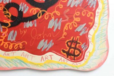 John Tweddle Mid Century American Monumental Acrylic on Canvas