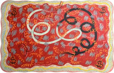 John Tweddle Mid Century American Monumental Acrylic on Canvas