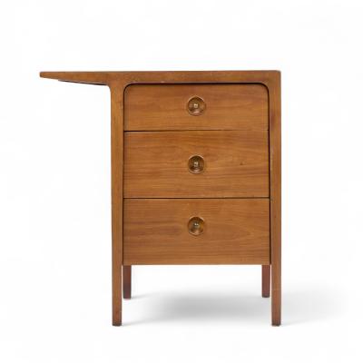 John Van Koert John Van Koert for Drexel Counterpoint Mid Century Walnut Nightstand