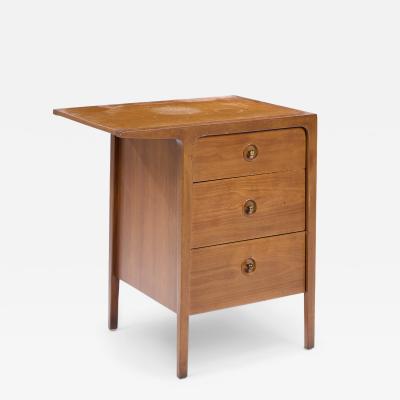 John Van Koert John Van Koert for Drexel Counterpoint Mid Century Walnut Nightstand