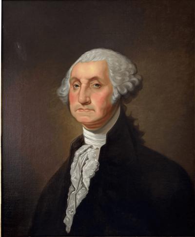 John Vanderlyn Portrait of George Washington after the Athanaeum Portrait 