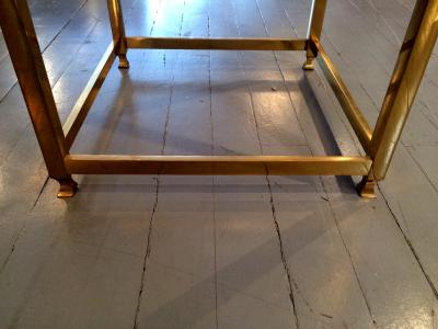 John Vesey A Brass Side Table by John Vesey