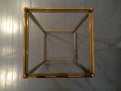 John Vesey A Brass Side Table by John Vesey