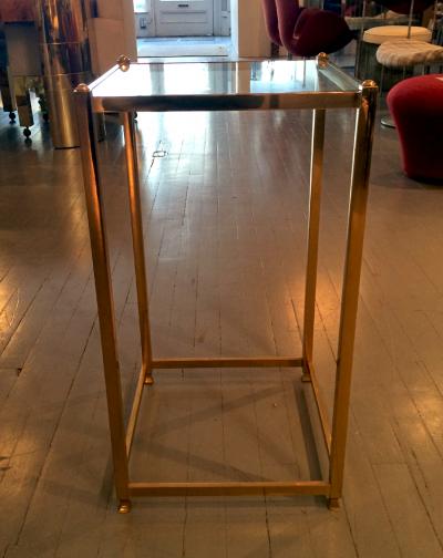 John Vesey A Brass Side Table by John Vesey