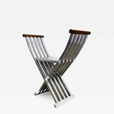 John Vesey American Aluminum Folding Chair by John Vesey