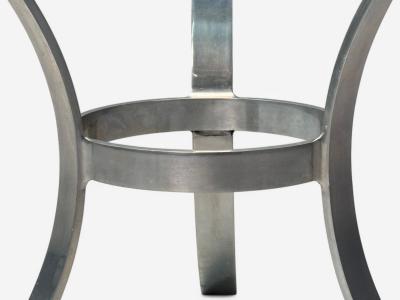 John Vesey John Vesey attr Mid Century Modern Cast Aluminum Center Table USA 1970s