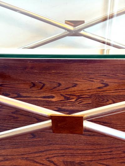 John Vesey Rare X leg Coffee Table V 41 by John Vesey