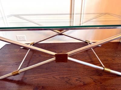 John Vesey Rare X leg Coffee Table V 41 by John Vesey