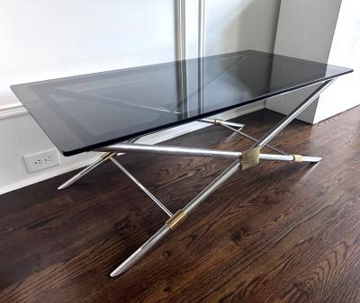 John Vesey Rare X leg Coffee Table by John Vesey