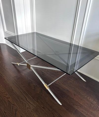 John Vesey Rare X leg Coffee Table by John Vesey