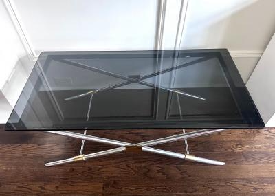 John Vesey Rare X leg Coffee Table by John Vesey