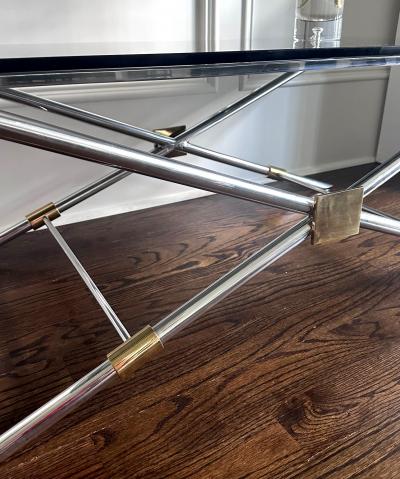 John Vesey Rare X leg Coffee Table by John Vesey