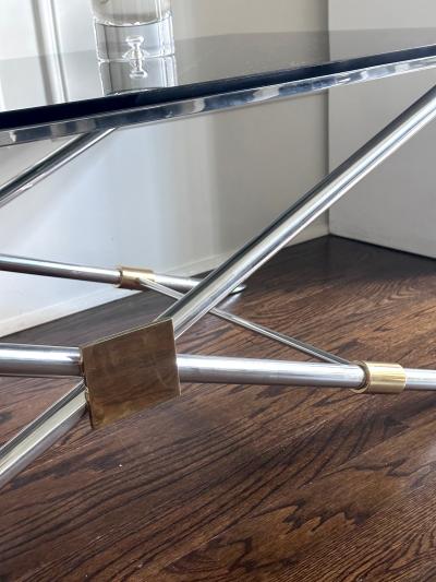 John Vesey Rare X leg Coffee Table by John Vesey