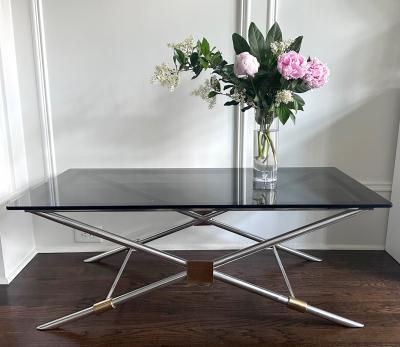 John Vesey Rare X leg Coffee Table by John Vesey